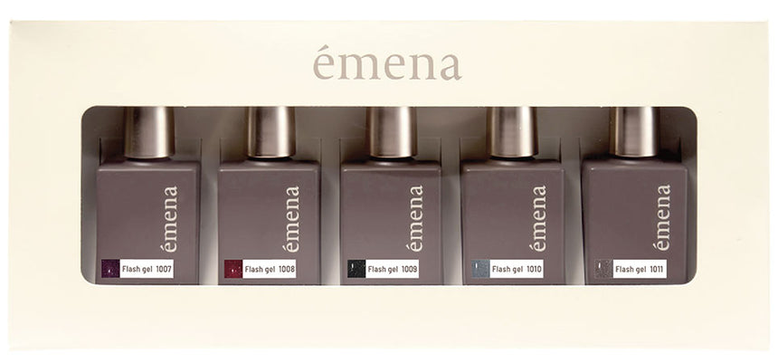 emena Flash gel 5-color Set 1007 to 1011 8g x 5