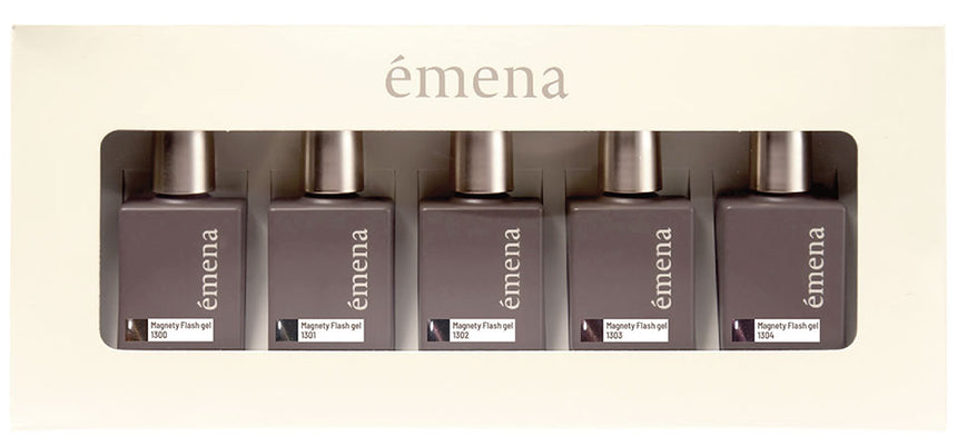 emena Magnety Flash Gel 5-color Set 1300 to 1304 8g x 5