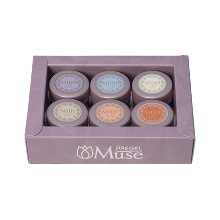 PREGEL Muse Rich Gelato Series 3g x 6 Color Set