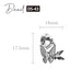 D.nail Jewelry Bijou Parts DS-43 Luxury Butterfly