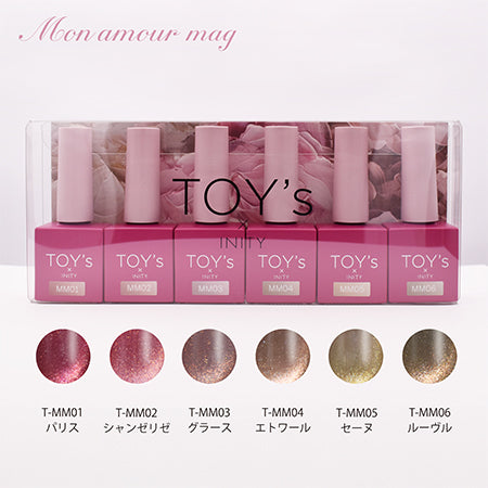 TOY's × INITY Mon Amour Mug Collection T-MMST6 6-color Set 7ml Each