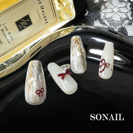 SONAIL Sweet Ribbon Assortment Dark Cherry Red FY001846 11P