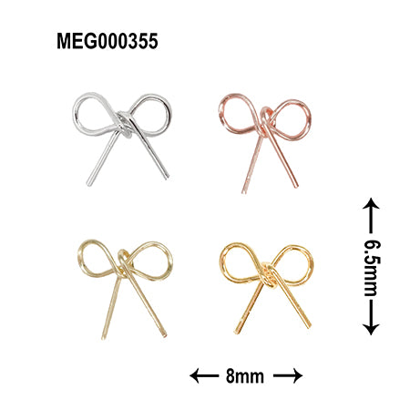 SONAIL×MEG Line Ribbon Gold & Silver Assortment MEG000355 4P