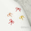 SONAIL×MEG Line Ribbon Orange & Red Assortment MEG000356 4P
