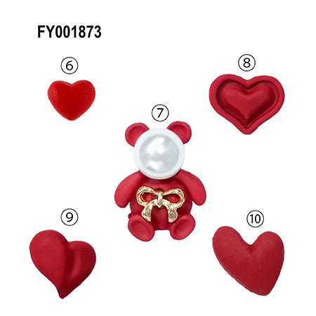 SONAIL Sweet Christmas MIX Red FY001873 14P