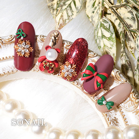 SONAIL Sweet Christmas MIX Red FY001873 14P