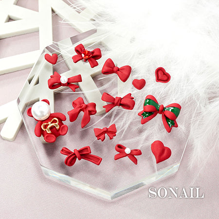 SONAIL Sweet Christmas MIX Red FY001873 14P