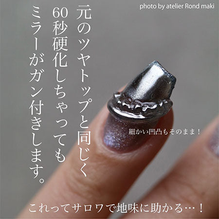 TOY's × INITY Non-wipe Gloss Top Coat Liner 12ml