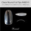 Bonnail Clear Round Full Size Tips #3
