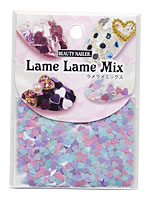 Beauty Nailer Lame Lame Pastel Heart Mix LLM-1
