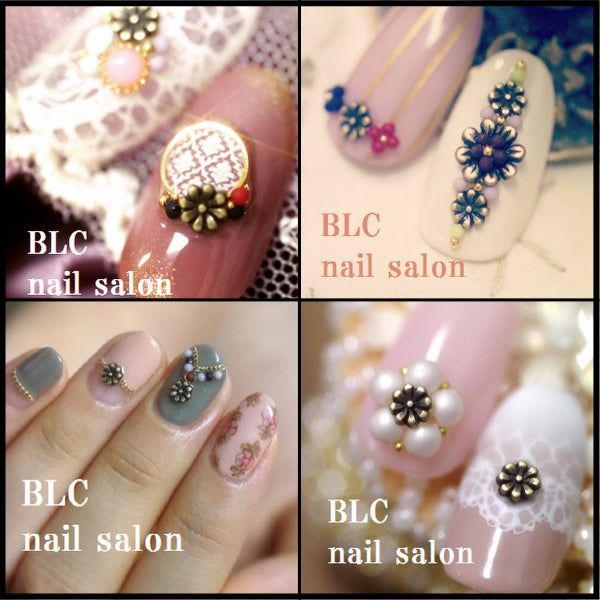 SHAREYDVA × BLC Nail Parts Antique Flower S