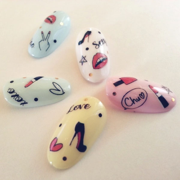 Amaily Nail Sticker No. 3-1 Sexy Art