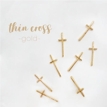 Bonnail × rrieenee Thin Cross Gold