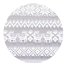 Amaily Nail Sticker No. 5-16 Nordic Patteren White