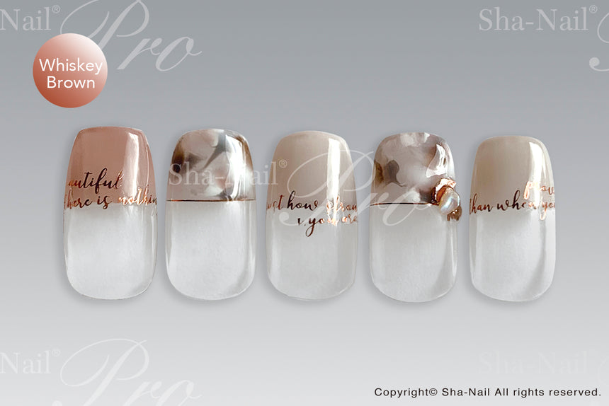 Sha-Nail Art Line Whiskey Brown RUMI-PAL02