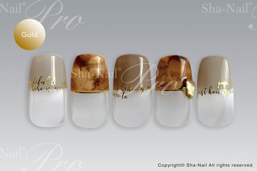 Sha-Nail Art Line Gold  RUMI-PAL01