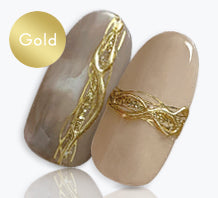 Sha-Nail Photo Nail Plus Waveline Gold RUMI-PWL01