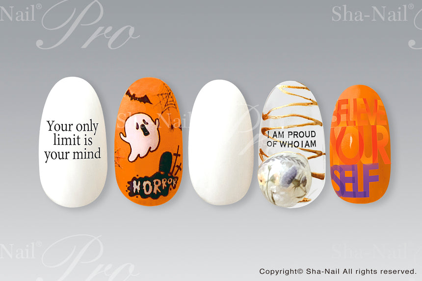 Photo Nail PRO GFS-001 Gradation Font Orange Miracle