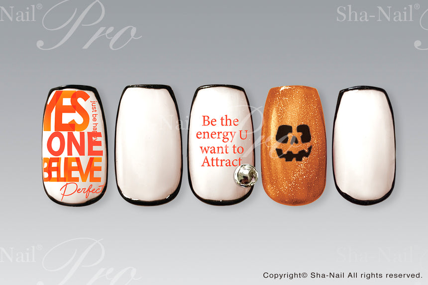 Photo Nail PRO GFS-001 Gradation Font Orange Miracle