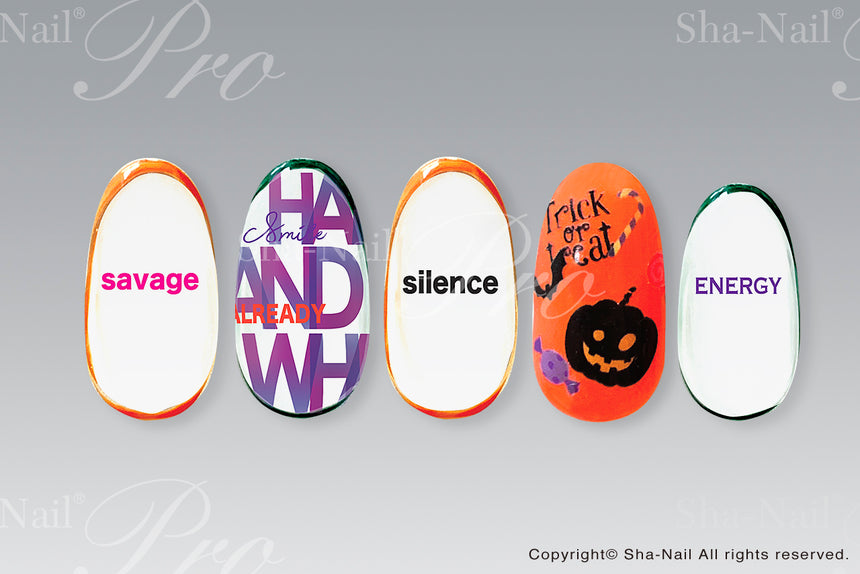 Photo Nail PRO GFS-001 Gradation Font Orange Miracle