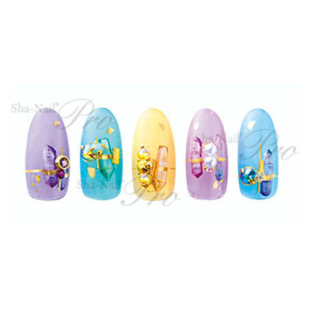 Sha-Nail Pro Sticker Specimen Slice Agate Gold RYOSP-003(Limted)