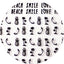 Amaily Nail Sticker No. 3-11 Pineapple Black