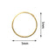 SHAREYDVA × BLC Brooches Round Gold