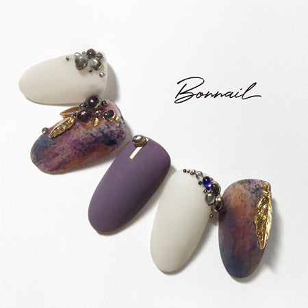 Bonnail Mysterious Round Stone Sapphire Gold