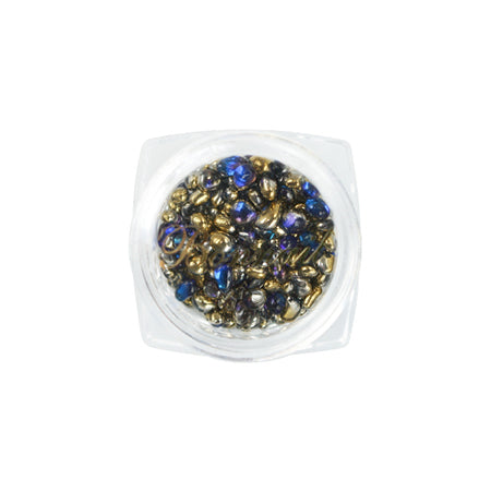 Bonnail Mysterious Round Stone Sapphire Gold