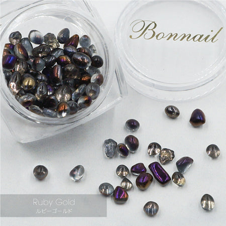 Bonnail Mysterious Round Stone Ruby Gold