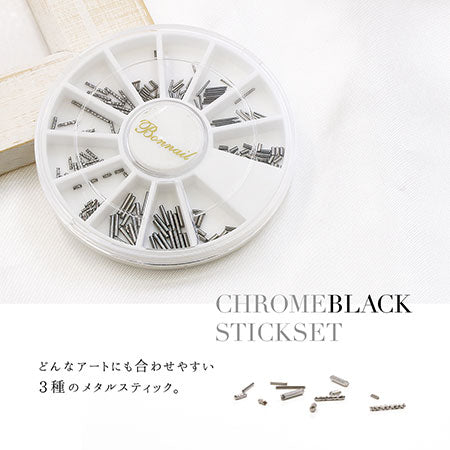 Bonnail Chrome Black Stick Set