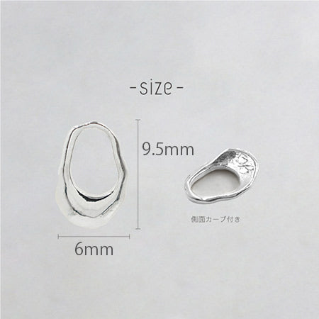 Bonnail × rrieenee Tears Silver 6p
