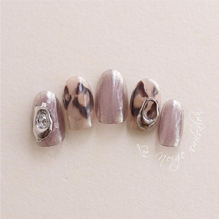 Bonnail × rrieenee Tears Silver 6p