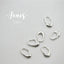 Bonnail × rrieenee Tears Silver 6p