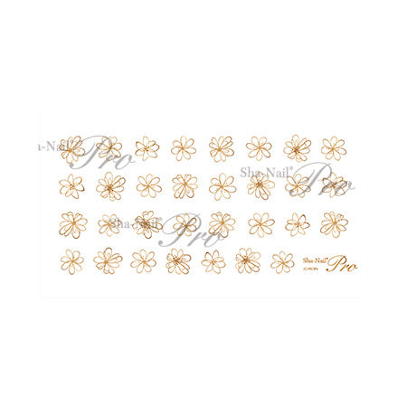 Sha-Nail Plus Sheer Flower (Gold) SF-PG