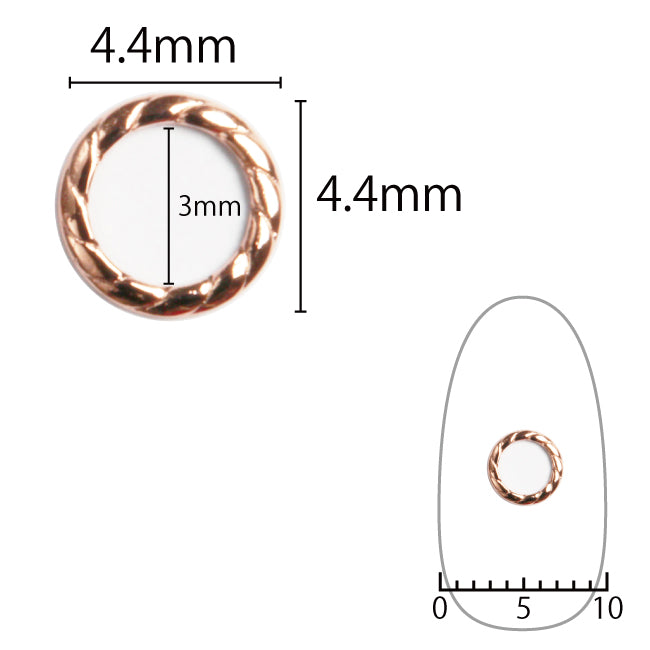 SHAREYDVA Rope Frame Pink Gold ss12