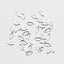SHAREYDVA Leaf Blank Sliver 2.5x5mm 50p