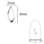 SHAREYDVA Mini-Leaf Inside Cutout Sliver 2x4mm 50p