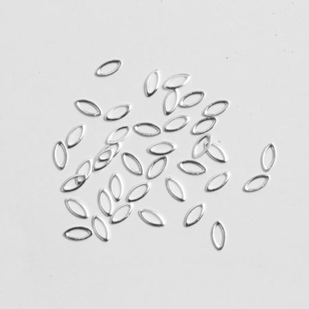 SHAREYDVA Mini-Leaf Inside Cutout Sliver 2x4mm 50p