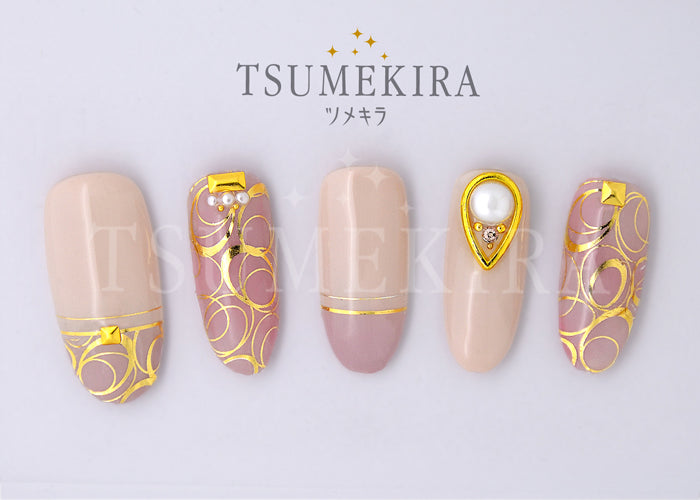 Tsumekira TOMOMI Produce 1 Noble Line Gold SG-TOM-102 (Gel only)