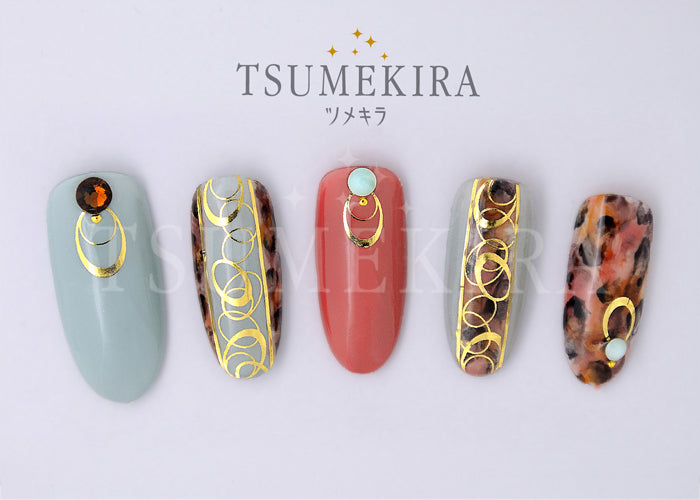 Tsumekira TOMOMI Produce 1 Noble Line Gold SG-TOM-102 (Gel only)