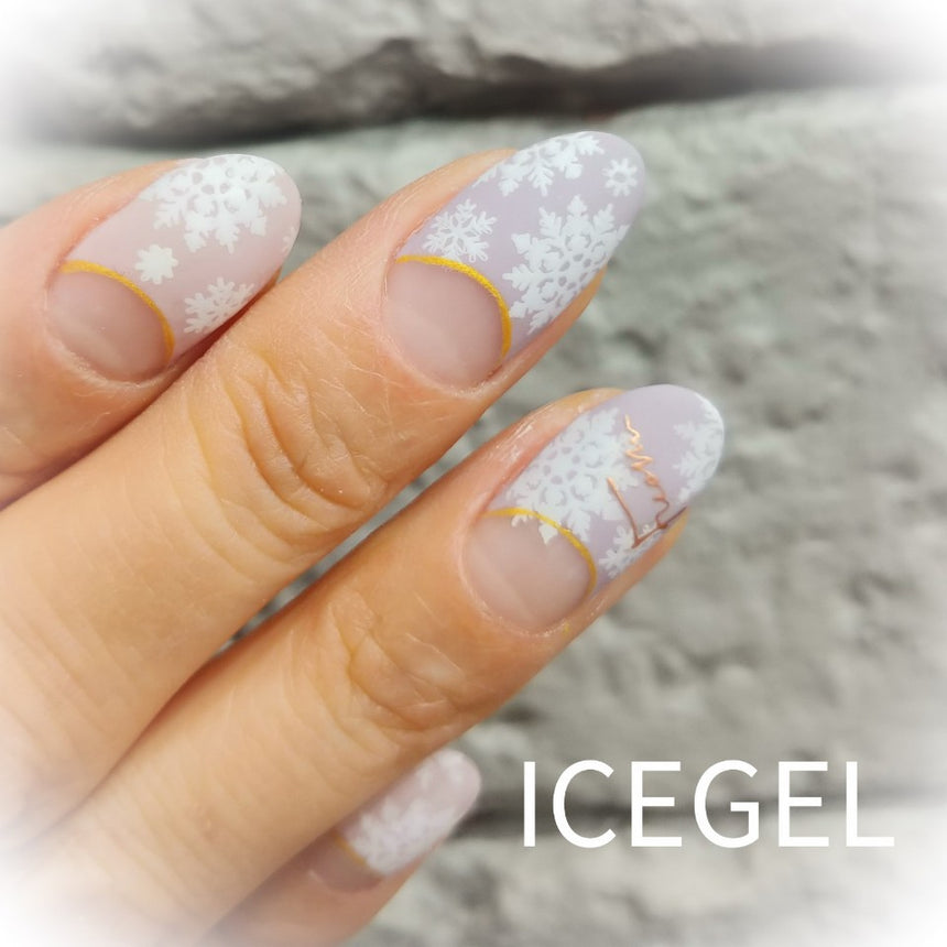 ICE Gel A Black Painting Gel 713 White 3g