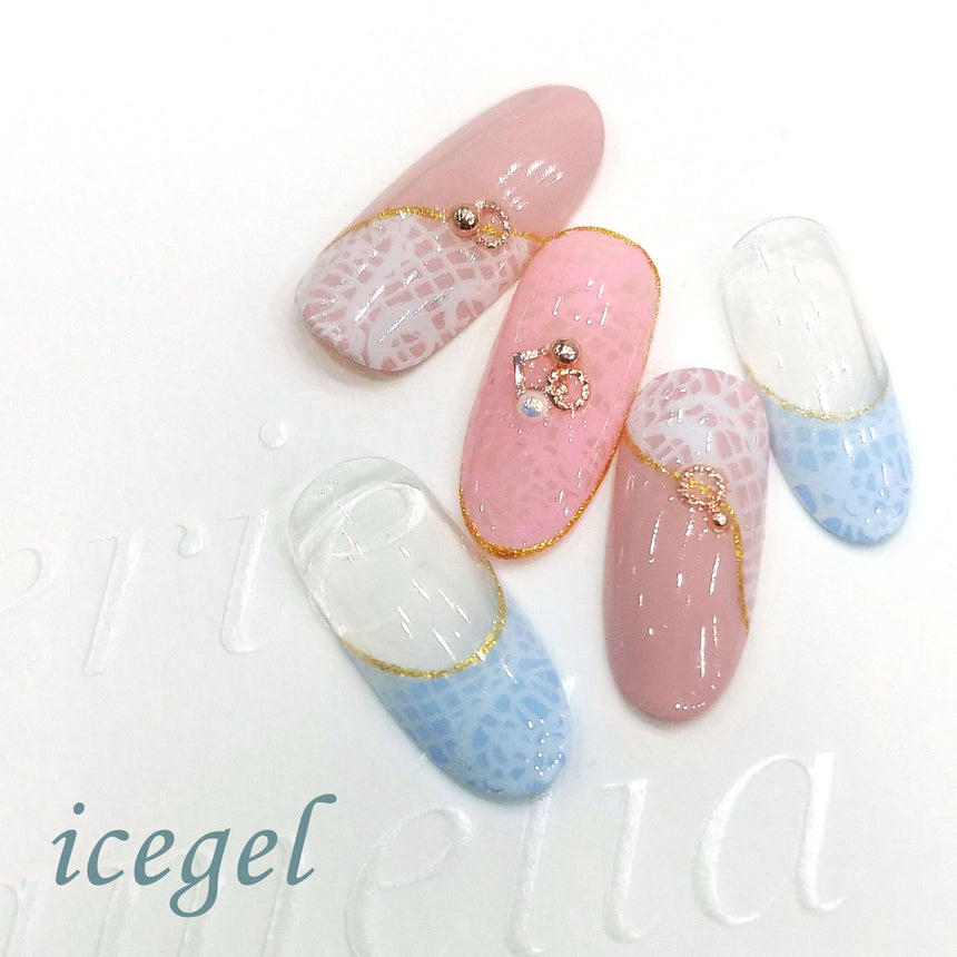 ICE Gel A Black Painting Gel 715 Baby Pink 3g