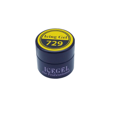 ICE Gel A Black Icing Gel 729 Yellow 3g