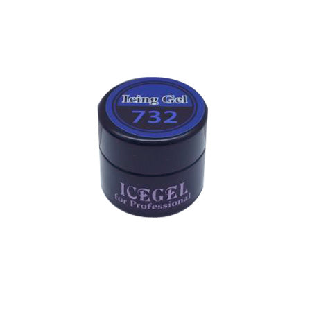 ICE Gel A Black Icing Gel 732 Blue 3g