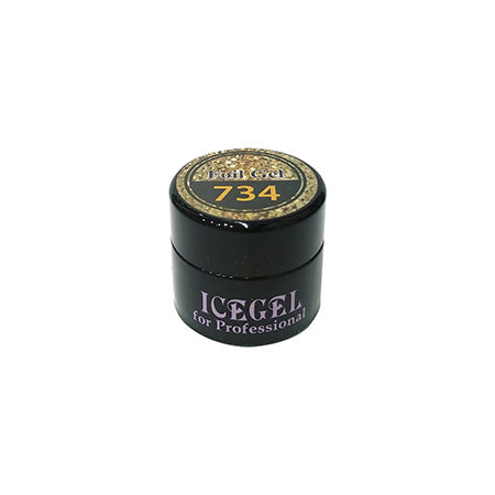 ICE Gel A Black Wheel Gel 734 Gold 3g