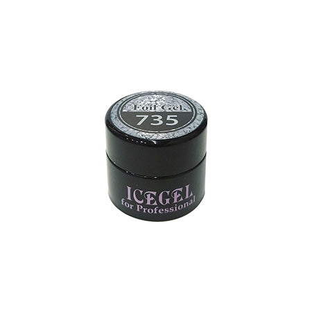 ICE Gel A Black Wheel Gel 735 Sliver 3g