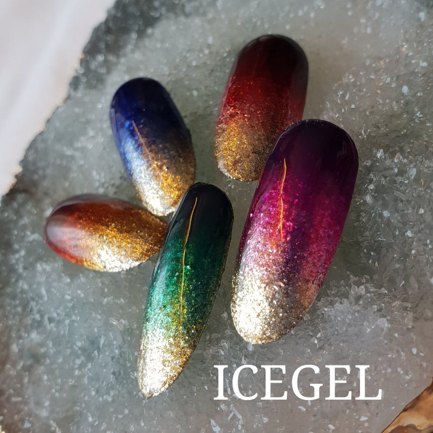 ICE Gel A Black Wheel Gel 735 Sliver 3g