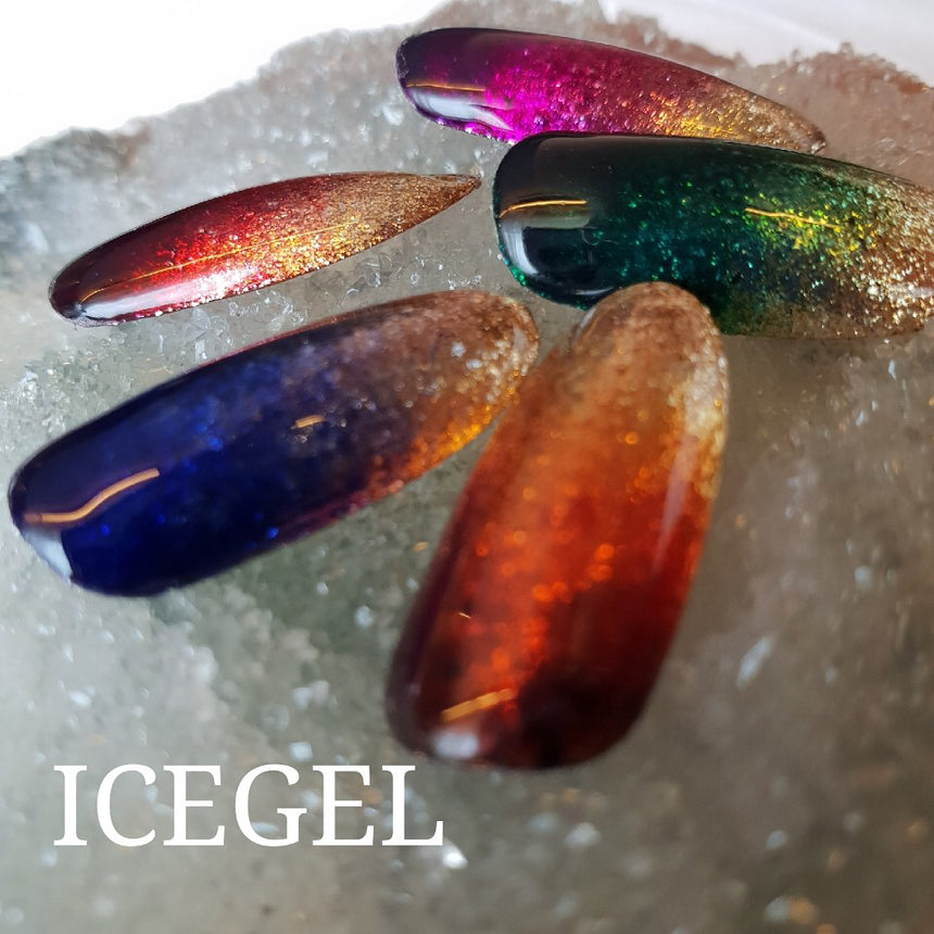 ICE Gel A Black Wheel Gel 735 Sliver 3g