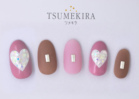 Tsumekira rrieenee × filer Produce 2 Love etoile white